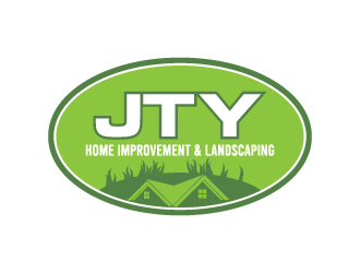J.T.Y. Home Improvement & Landscaping logo design by sakarep