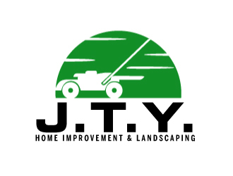 J.T.Y. Home Improvement & Landscaping logo design by ElonStark