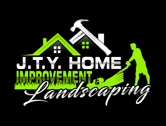 J.T.Y. Home Improvement & Landscaping logo design by Suvendu