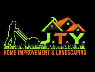 J.T.Y. Home Improvement & Landscaping logo design by Suvendu