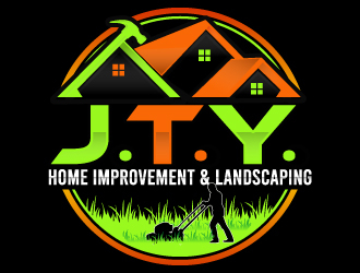 J.T.Y. Home Improvement & Landscaping logo design by Suvendu