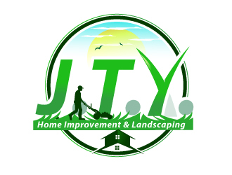 J.T.Y. Home Improvement & Landscaping logo design by Suvendu
