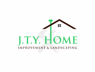 J.T.Y. Home Improvement & Landscaping logo design by kurnia