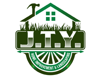 J.T.Y. Home Improvement & Landscaping logo design by DreamLogoDesign