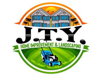 J.T.Y. Home Improvement & Landscaping logo design by DreamLogoDesign