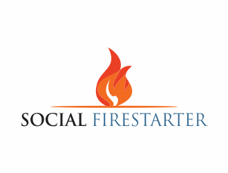 Social Firestarter logo design by santrie