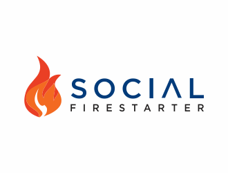 Social Firestarter logo design by santrie