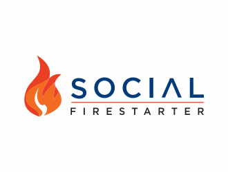 Social Firestarter logo design by santrie
