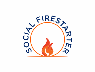 Social Firestarter logo design by santrie