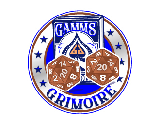 Games Grimoire logo design by Suvendu