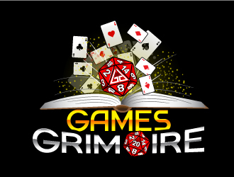 Games Grimoire logo design by Suvendu