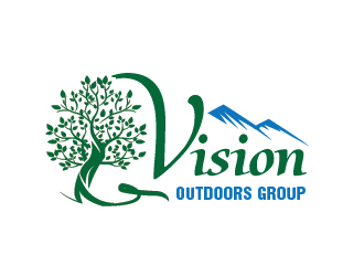 Vision Outdoor Group logo design by il-in