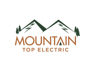 Mountain Top Electric  logo design by pilKB