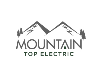 Mountain Top Electric  logo design by pilKB