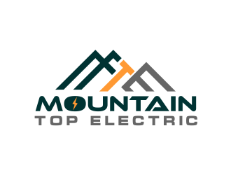 Mountain Top Electric  logo design by Dhieko