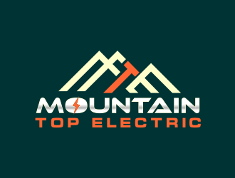 Mountain Top Electric  logo design by Dhieko