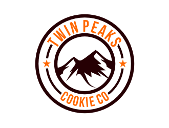 Twin Peaks Cookie Co.  logo design by Garmos