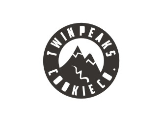 Twin Peaks Cookie Co.  logo design by Arto moro