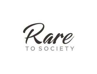 Rare To Society  logo design by Artomoro