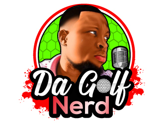 da golf nerd logo design by Suvendu