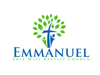 Emmanuel Free Will Baptist Church logo design by ElonStark