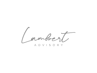 Lambert Advisory, LLC. logo design by wongndeso
