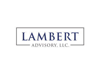 Lambert Advisory, LLC. logo design by asyqh