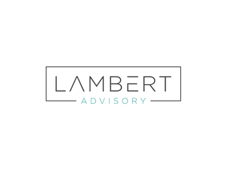 Lambert Advisory, LLC. logo design by alby