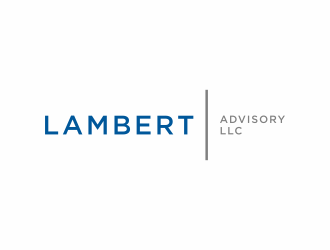 Lambert Advisory, LLC. logo design by ozenkgraphic