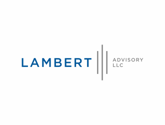Lambert Advisory, LLC. logo design by ozenkgraphic
