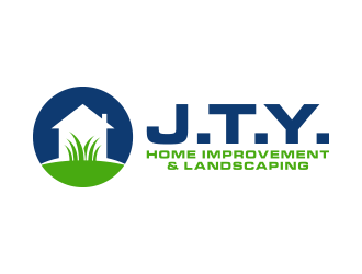 J.T.Y. Home Improvement & Landscaping logo design by lexipej