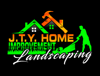 J.T.Y. Home Improvement & Landscaping logo design by Suvendu