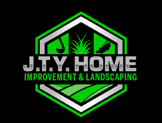 J.T.Y. Home Improvement & Landscaping logo design by ElonStark