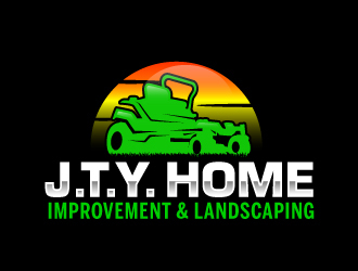 J.T.Y. Home Improvement & Landscaping logo design by ElonStark