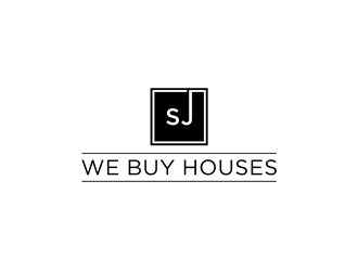 SJ We Buy Houses logo design by alby