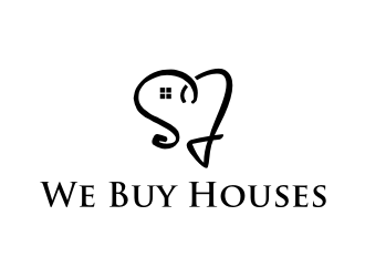 SJ We Buy Houses logo design by puthreeone