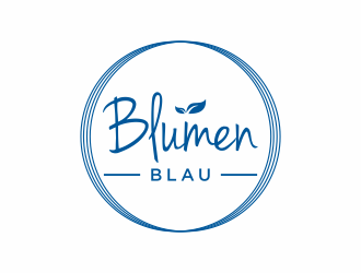Blumen Blau logo design by ozenkgraphic