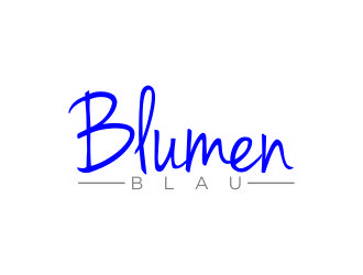 Blumen Blau logo design by josephira