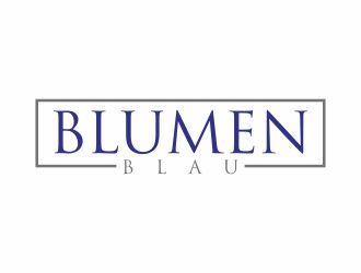 Blumen Blau logo design by josephira