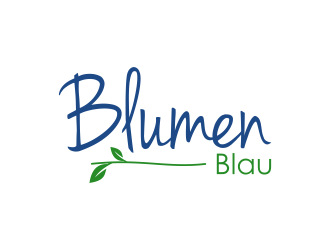 Blumen Blau logo design by BlessedArt