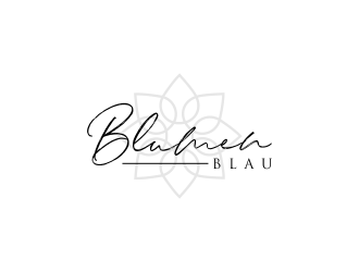 Blumen Blau logo design by RIANW