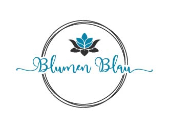 Blumen Blau logo design by maserik
