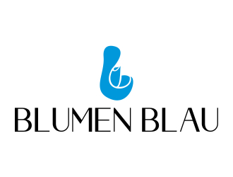 Blumen Blau logo design by cikiyunn
