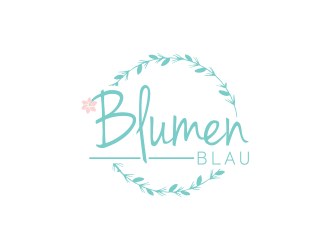 Blumen Blau logo design by zeta