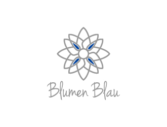 Blumen Blau logo design by sakarep