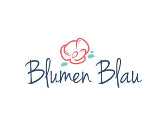 Blumen Blau logo design by funsdesigns
