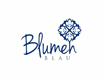 Blumen Blau logo design by santrie
