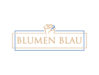 Blumen Blau logo design by sakarep