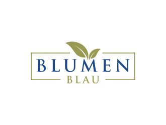 Blumen Blau logo design by haidar