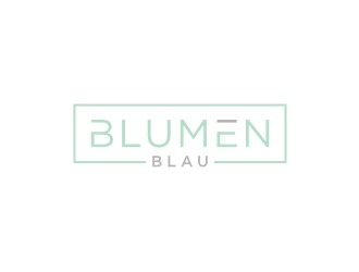 Blumen Blau logo design by Artomoro